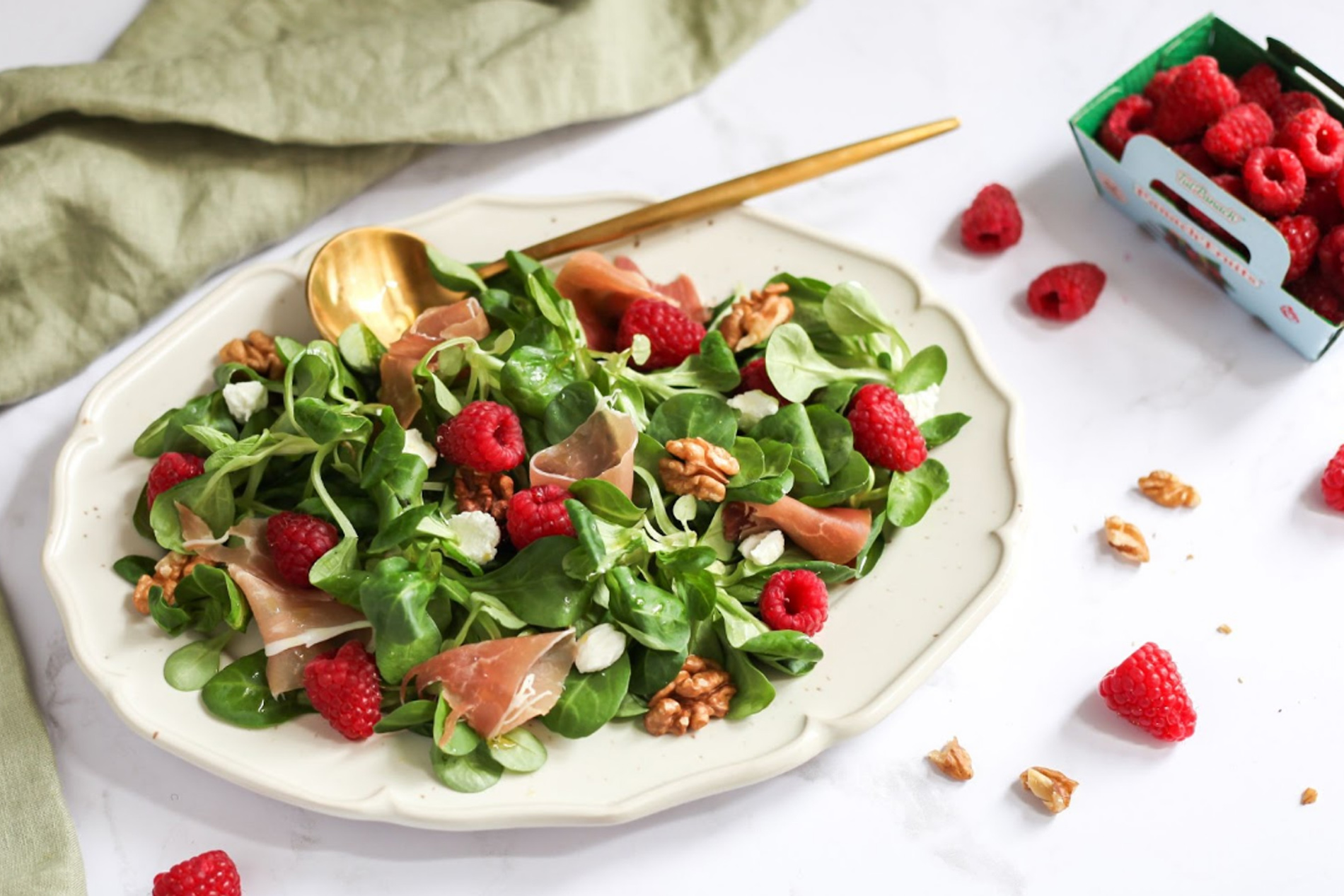 salade-chevre-et-framboises